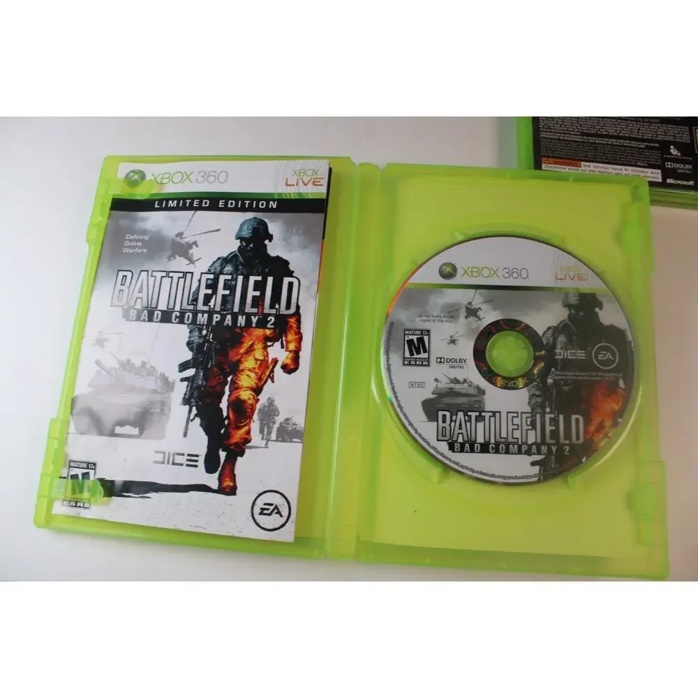 3 game lot/bundle: Battlefield 2, 3, 4 (Microsoft Xbox 360) Authentic, Tested